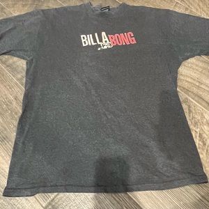 Billabong Shirt Adult Large Gray Short Sleeve Surf Brand Mens Graphic Tee.
